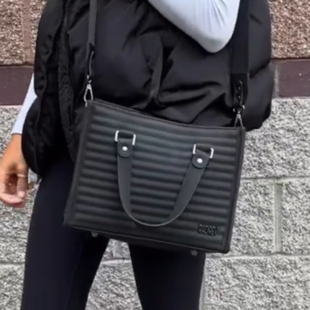 Rad Rev Boxy Tote in Matte Black
